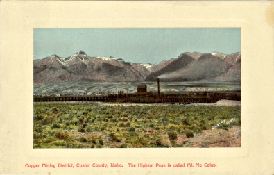 A mill and smelter in the copper Mining District